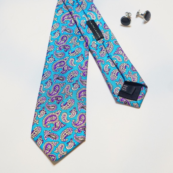 1 of 1 Ralph Lauren Black Label Tie - Picture 4 of 4